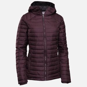 Columbia White Out II Omni-Heat Hooded Jacket Women's Medium Marionberry/Maroon